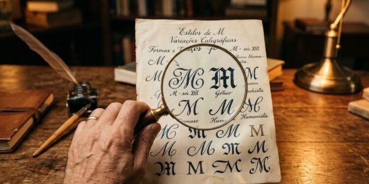 grafologia da letra M
