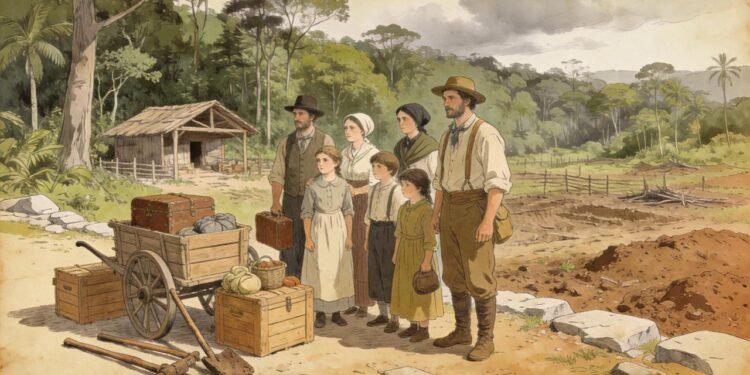 Há mais de 200 anos, em 1824, cerca de 39 pessoas corajosas chegaram de barco e iniciaram a longa história do berço da imigração alemã no Brasil