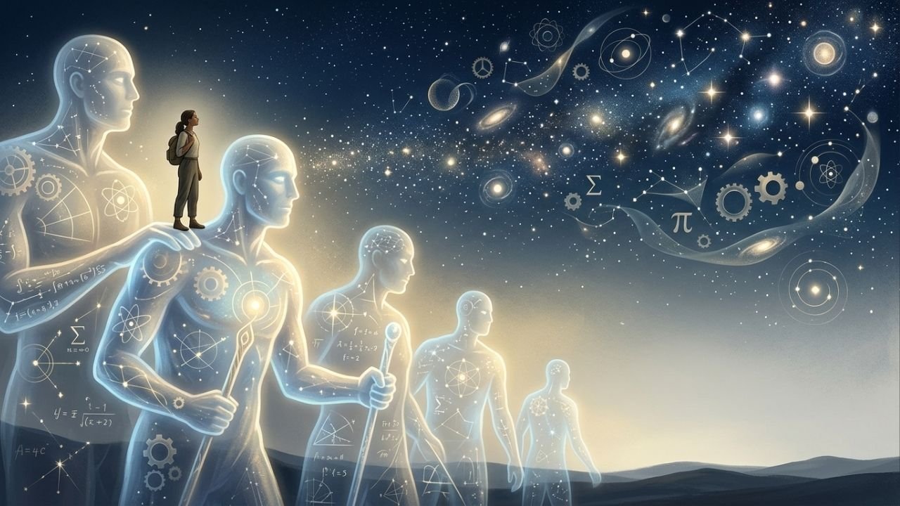 Isaac Newton, ao comentar ideias de Robert Hooke e outros antecessores, disse: "Se eu vi mais longe, foi por estar de pé sobre ombros de gigantes."