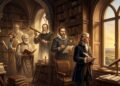 Isaac Newton, ao comentar ideias de Robert Hooke e outros antecessores, disse: "Se eu vi mais longe, foi por estar de pé sobre ombros de gigantes."