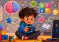 Como jogos eletrônicos ajudam as crianças a estimular seus cérebros