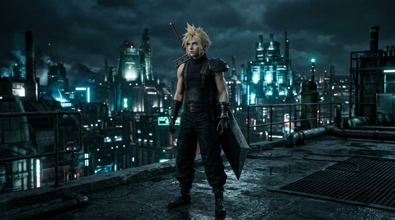 Cloud Strife mostra em Final Fantasy VII como memória, trauma e identidade se misturam em uma jornada marcada por dor e verdade.