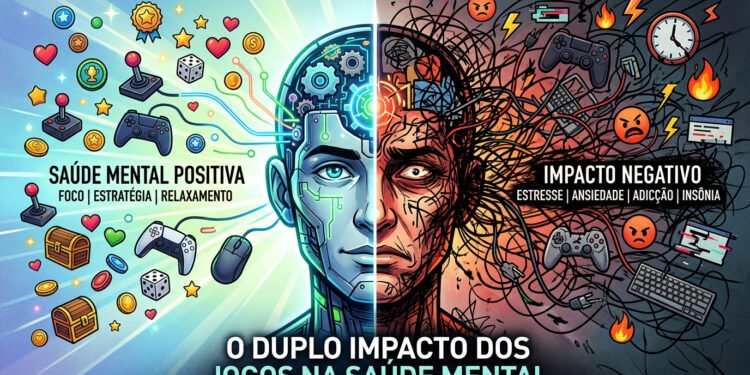 O que jogar videogame faz na saúde mental e física