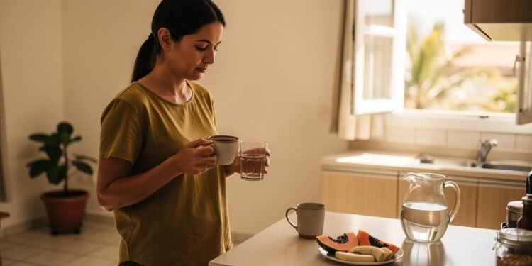 O que o café preto em jejum faz no fígado e na pressão arterial