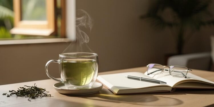 O que o chá verde faz no cérebro e no metabolismo