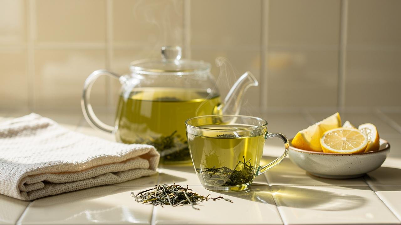 Preparo simples do chá verde reforça antioxidantes e apoio ao metabolismo.