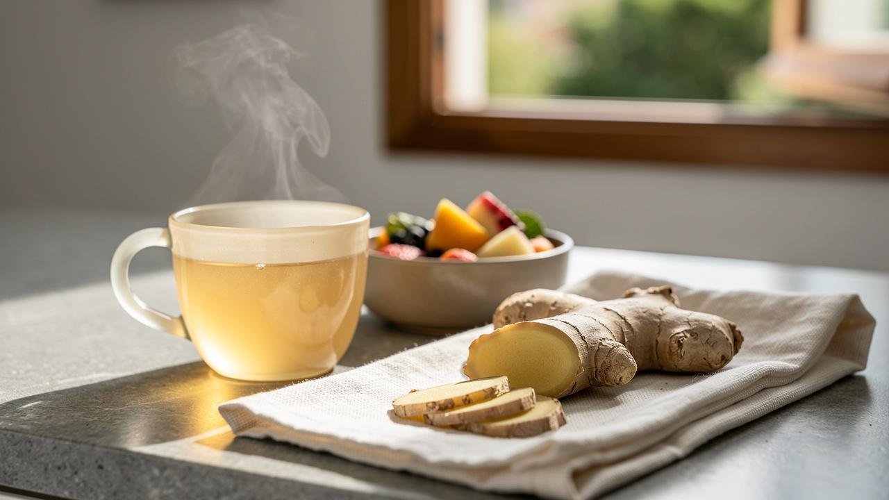 Infusão leve e dose moderada ajudam a usar gengibre com mais segurança.