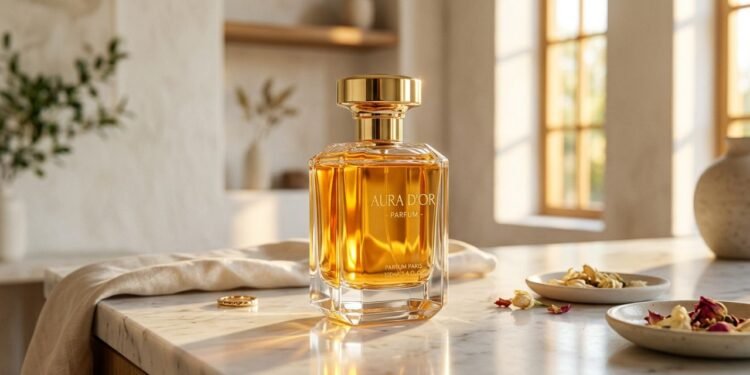 Um perfume de mulher chique geralmente apresenta uma combinação equilibrada de flores raras