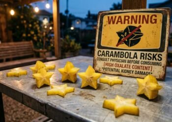 perigos da carambola nos rins
