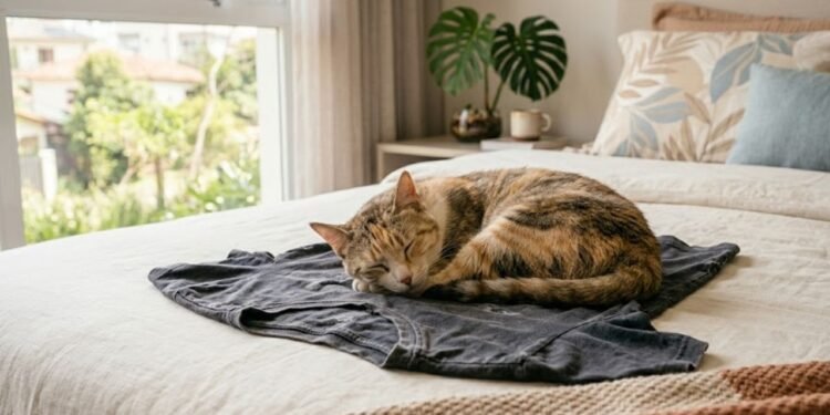 A explicação biológica para esse gesto reside no olfato apurado desses animais, que utilizam o odor familiar para regular o próprio estado emocional