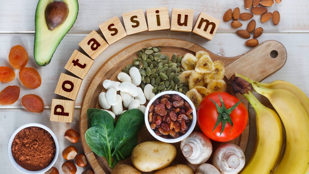 alimentos ricos em potássio