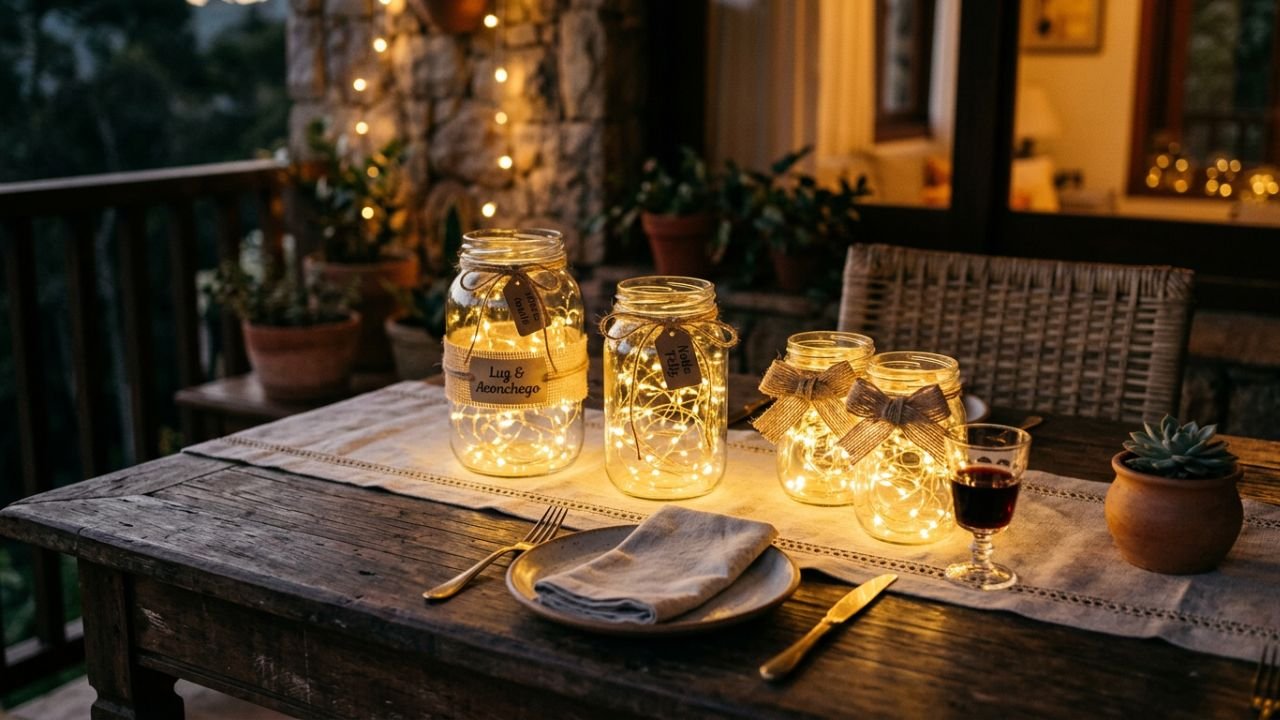 reutilizar potes de vidro
