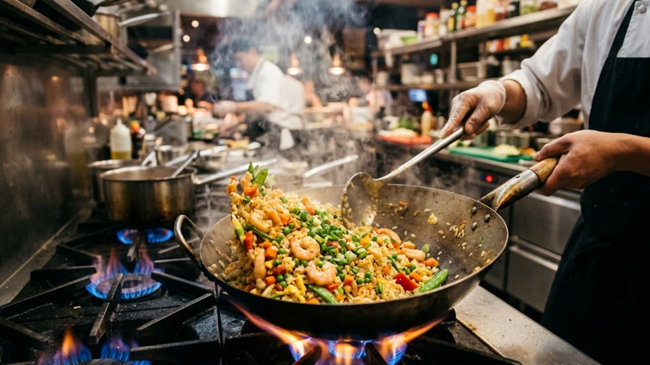 sobras de arroz
