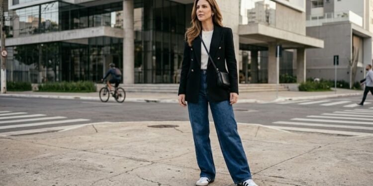 O resgate da estética do basquete dos anos oitenta consagrou o New Balance 550 como um verdadeiro ícone do estilo casual moderno