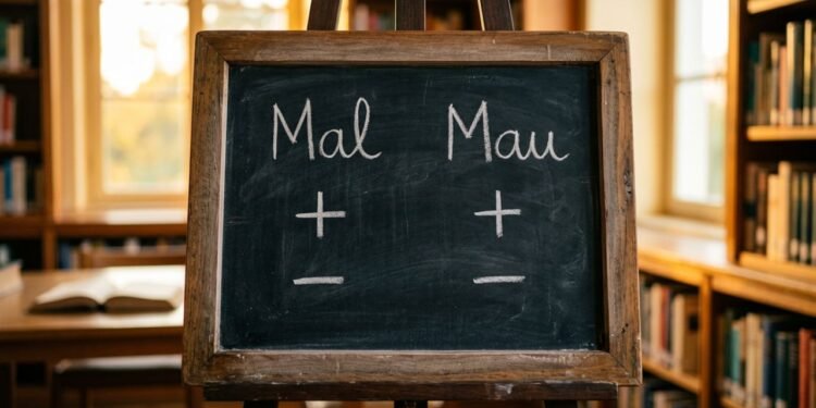 uso de mal ou mau