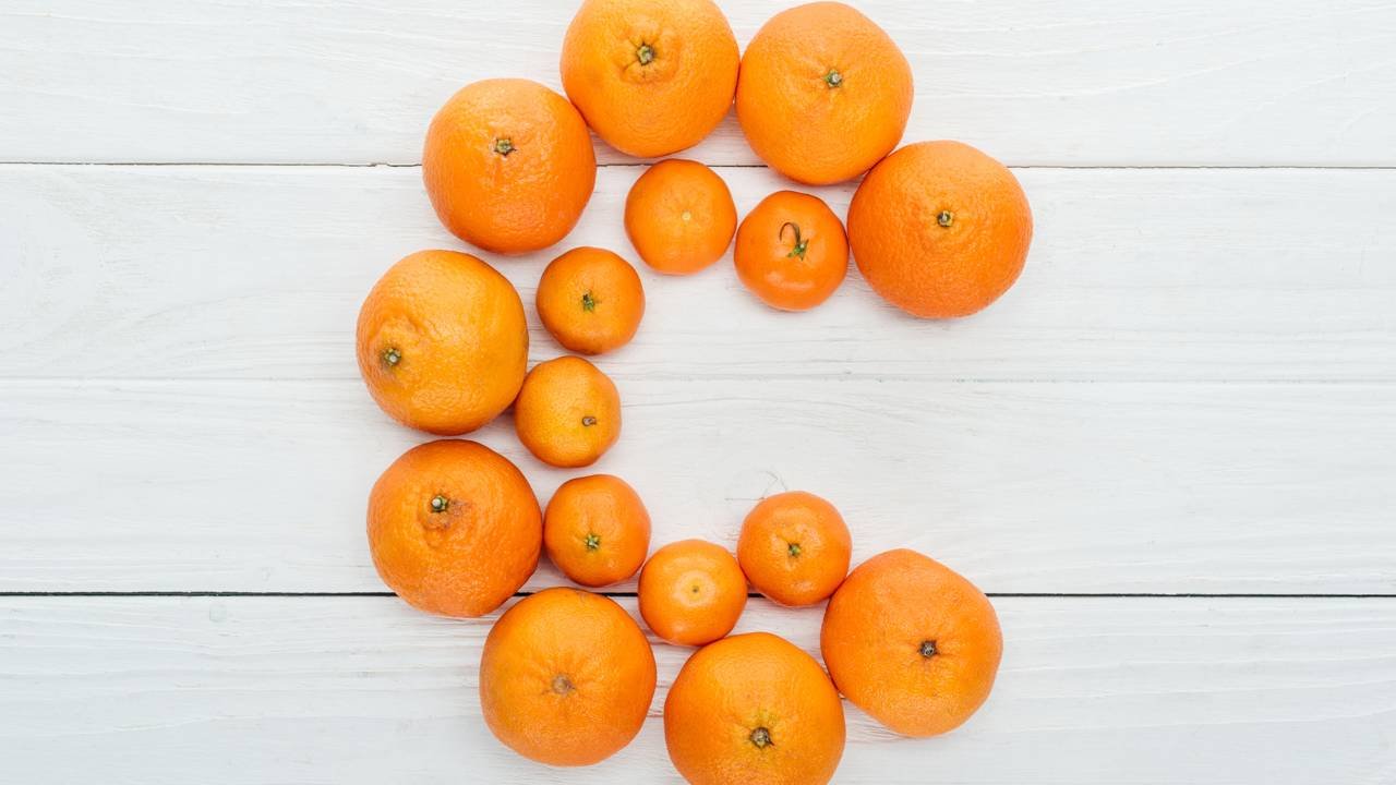 Frutas com vitamina C