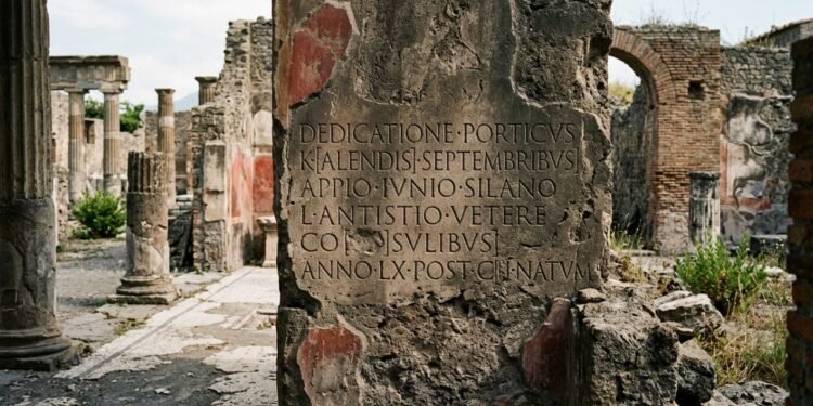Esse grafite foi encontrado na chamada “Casa das Bodas de Prata”, uma residência de padrão elevado na antiga cidade de Pompeia