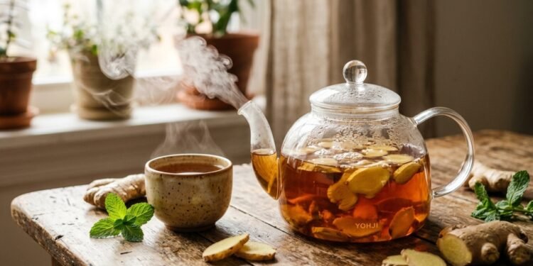 4 benefícios comprovados para a saúde do chá de gengibre