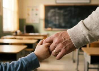 O laço entre professora e aluno começou na escola e terminou em adoção. (Imagem: Ilustrativa IA)