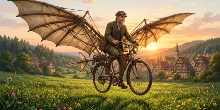 bicicleta voadora