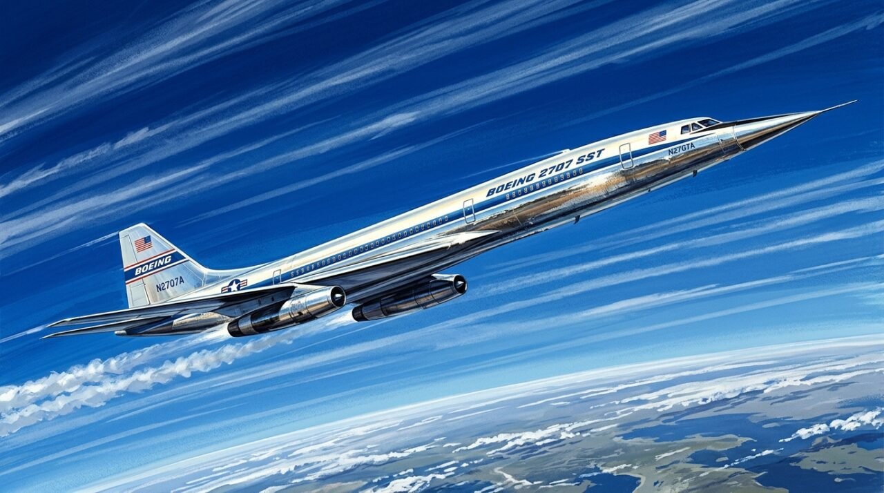 avião supersônico