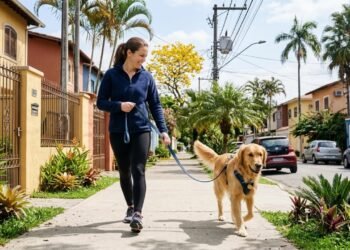 Quantas vezes por dia um cachorro deve passear para garantir a saúde e o bem-estar animal