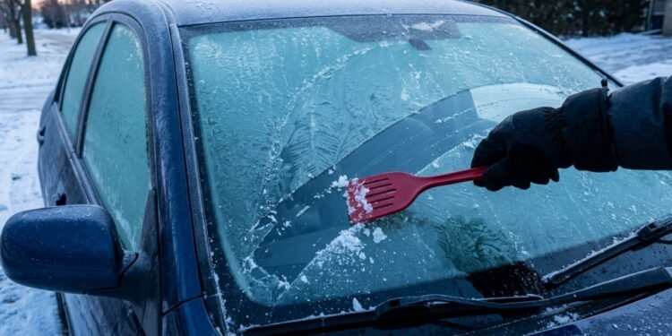 Como remover gelo dos vidros do carro com segurança e eficiência