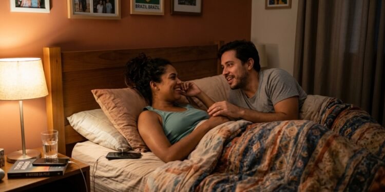 O que casais emocionalmente conectados costumam fazer todas as noites antes de dormir