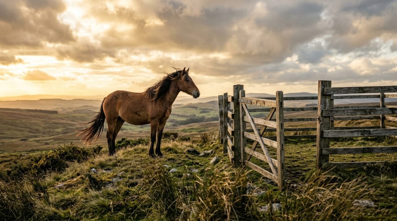 O cavalo que foge e o que retorna: na parábola, sorte e azar trocam de lugar o tempo todo. (Imagem: Ilustrativa IA)
