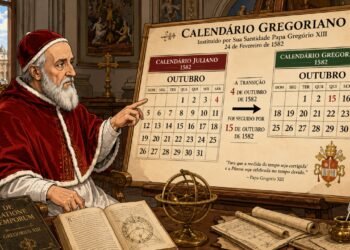 Em 1582, a reforma do calendário gregoriano eliminou dez dias para corrigir séculos de atraso acumulado entre o calendário e o movimento da Terra.