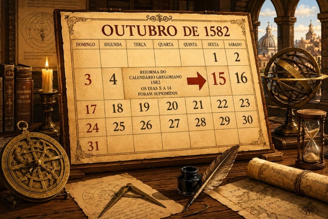 Os habitantes de Roma foram dormir em 4 de outubro e acordaram oficialmente em 15 de outubro, sem que nenhum dia real tivesse sido perdido.