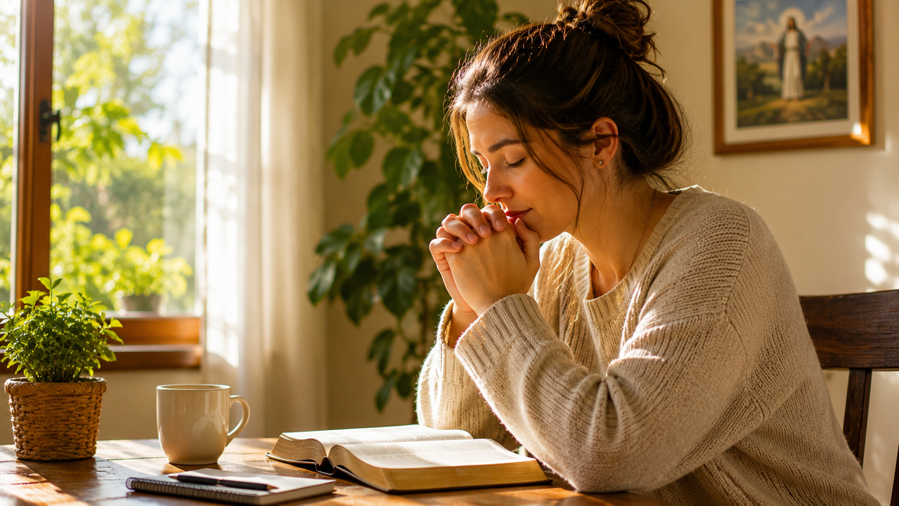 Santa Faustina nos ensina que, em dias de aridez espiritual, "confiar na misericórdia de Deus vale mais do que tentar parecer forte diante da oração”