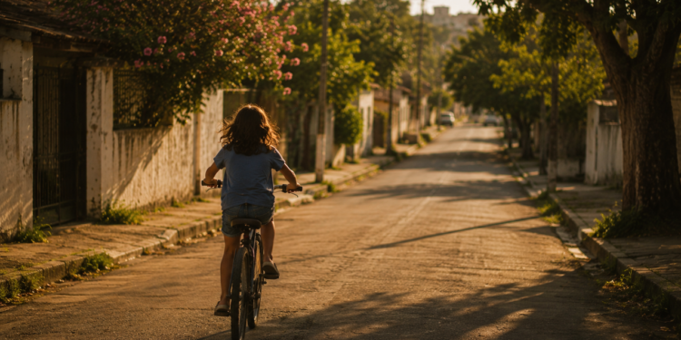 Houve uma época em que crianças atravessavam o bairro de bicicleta sem mandar localização para ninguém