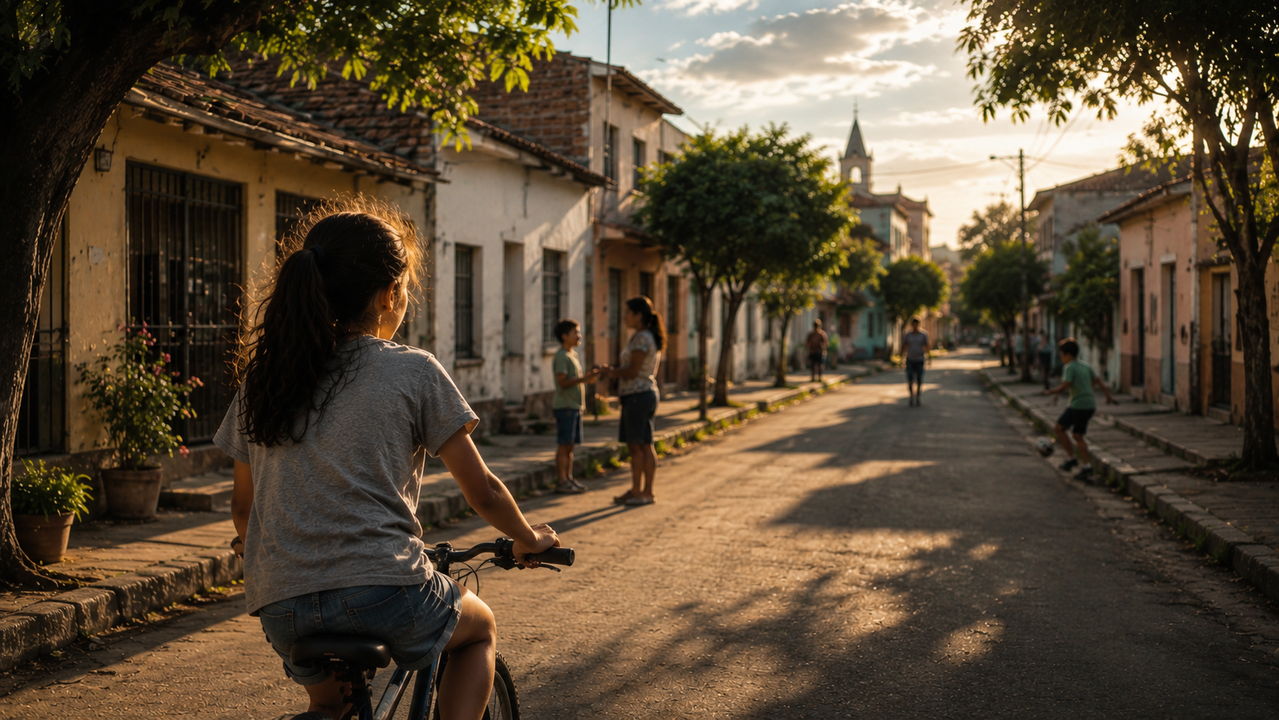 Houve uma época em que crianças atravessavam o bairro de bicicleta sem mandar localização para ninguém
