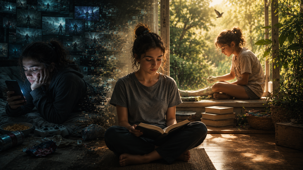 Houve uma época em que crianças passavam tardes sem brinquedos prontos e inventavam brincadeiras com o que havia por perto, algo que hoje a psicologia vê como essencial para a flexibilidade mental