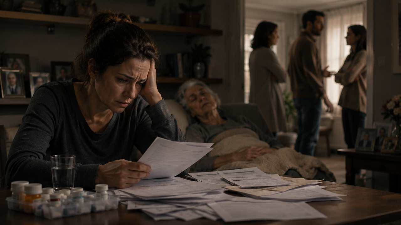 As pessoas que cortam relações com um irmão ou irmã após a doença ou morte de um dos pais nem sempre são frias ou dramáticas