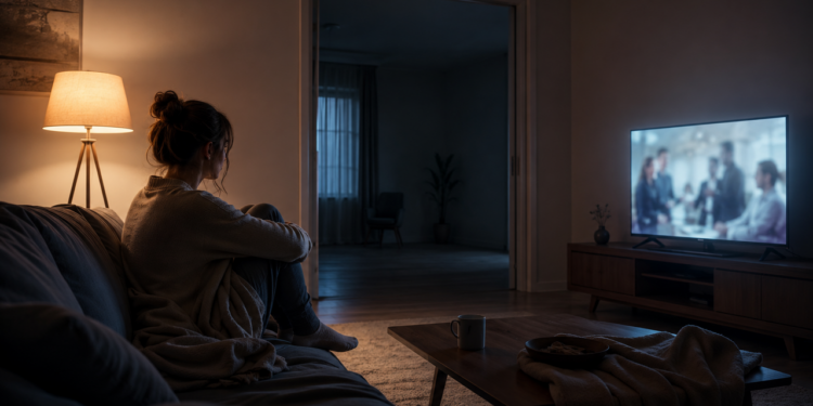 A psicologia afirma que as pessoas que mantêm a TV ligada em uma casa vazia não estão evitando o silêncio sem motivo. O som de outras vozes preenche um espaço que antes era cheio delas, e o ruído tem menos a ver com distração do que com companhia.