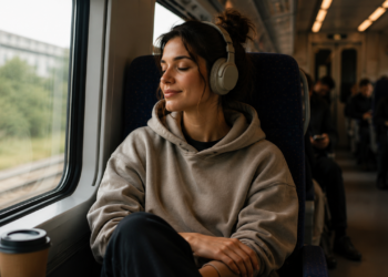 A psicologia diz que pessoas que usam fones de ouvido sem ouvir nada não são antissociais — elas estão construindo um pequeno espaço portátil onde ninguém pode bater