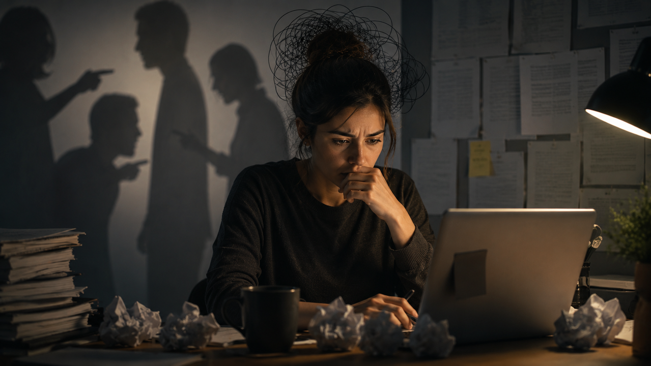A psicologia diz que as pessoas que releem um e-mail quatro vezes antes de enviá-lo não são inseguras — elas cresceram em um ambiente onde ser mal interpretado tinha um custo real