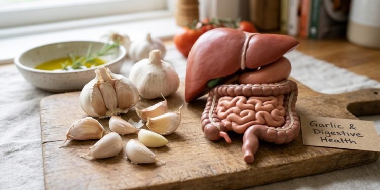O que o alho cru faz no intestino e no seu fígado