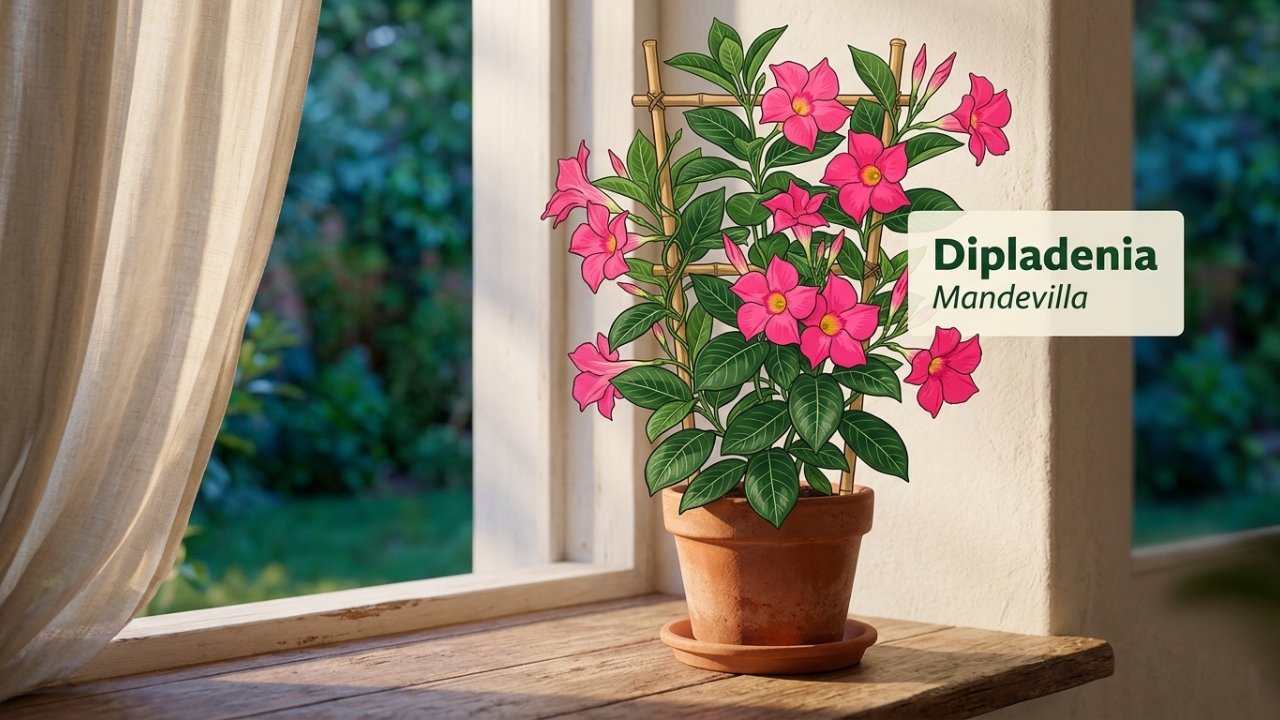 Quando as flores secam, um ajuste simples ajuda a dipladênia florir de novo