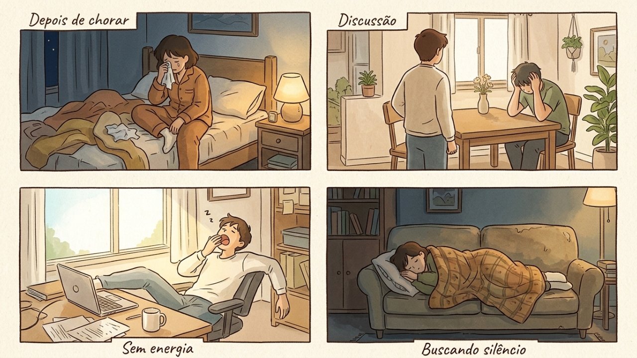 Por que sentimos sono quando estamos tristes