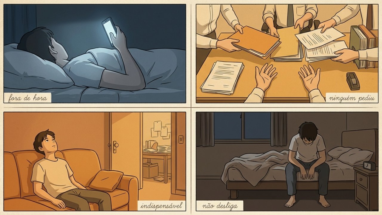 Trabalhar demais como papel emocional invisível