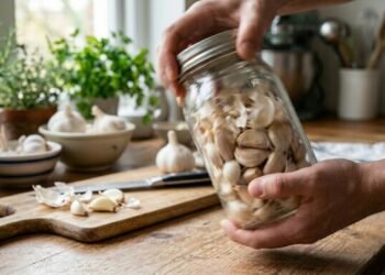 Como descascar alho em segundos usando um método que viralizou nas cozinhas