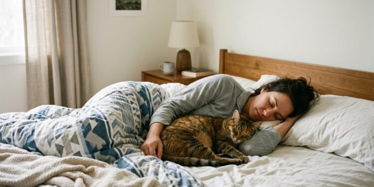O que significa quando seu gato escolhe dormir ao seu lado todas as noites