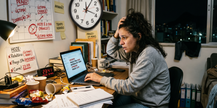 Psicologia conclui que pessoas que sempre deixam tudo para a última hora não fazem isso de propósito, isso pode ser resultado de padrões mentais que distorcem urgência e tempo