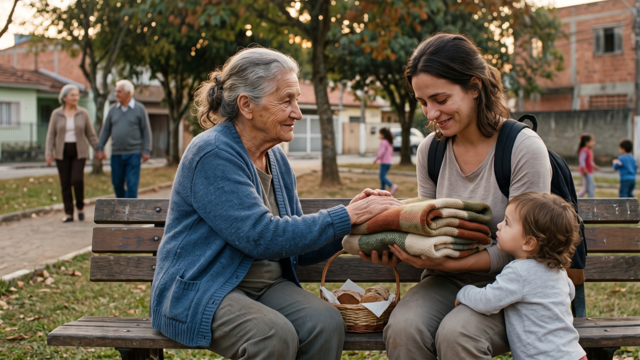 A psicologia sugere que pessoas mais generosas na velhice raramente estão perdendo mais do que antes, elas só passaram a sentir com mais força a alegria quieta de poder fazer diferença