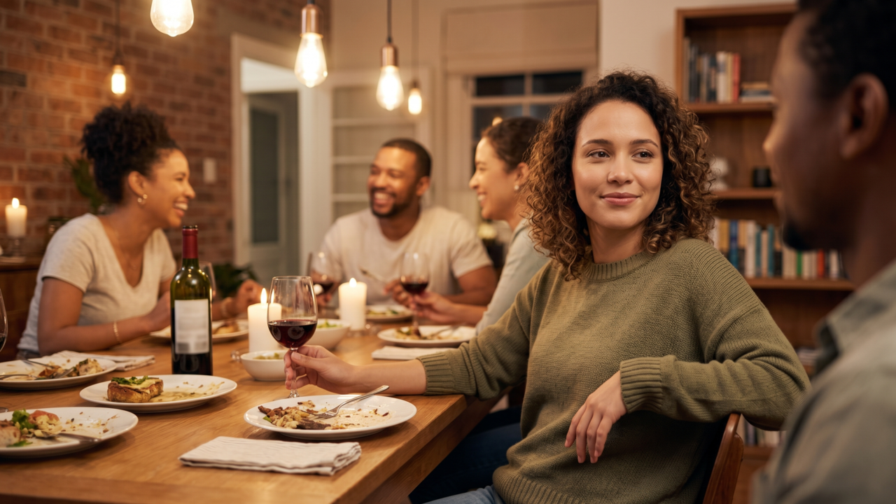 Existe um cansaço muito específico de quem sempre foi a pessoa “leve” do grupo — aquela que anima o jantar, segura o papo e depois vai embora se sentindo esvaziada
