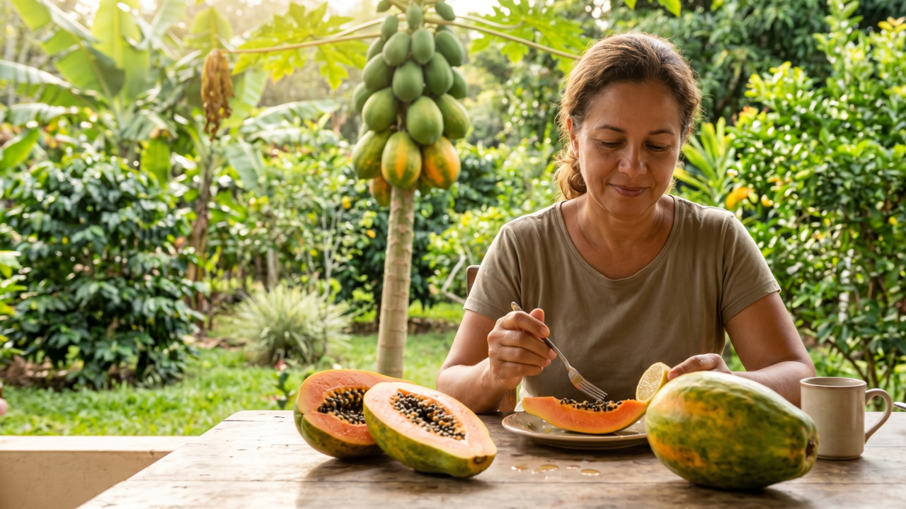 A fruta tropical que ajuda o intestino a funcionar melhor e cresce quase sem esforço no quintal