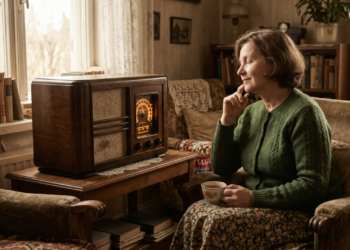 O que significa ter um rádio antigo funcionando em casa